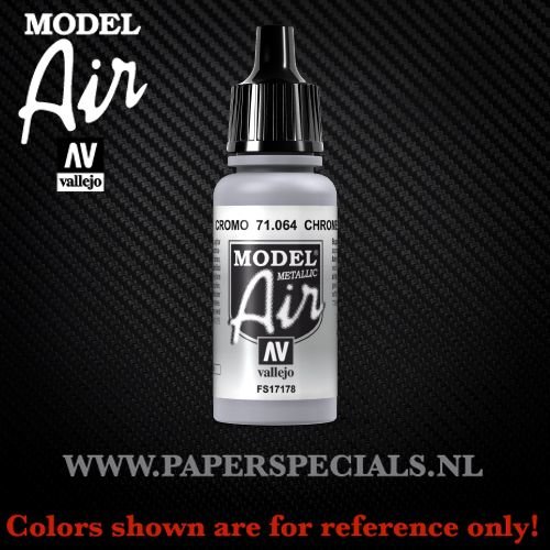 Vallejo - Model Air 17ml - 71.064 Chrome (Metallic) 