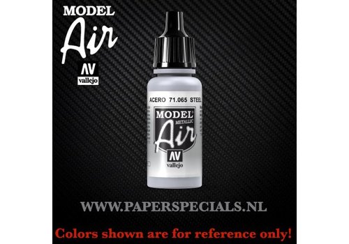 Vallejo Vallejo - Model Air 17ml - 71.065 Steel (Metallic)