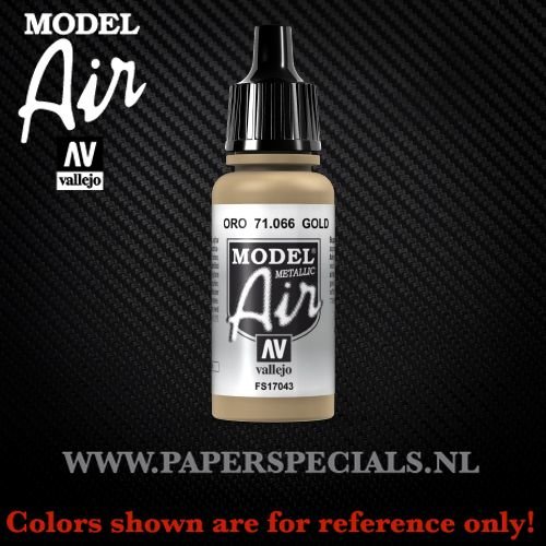 Vallejo - Model Air 17ml - 71.066 Gold (Metallic) 