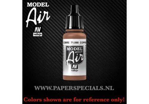 Vallejo Vallejo - Model Air 17ml - 71.068 Copper (Metallic)