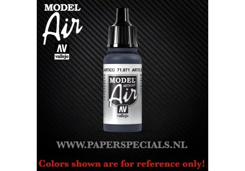 Vallejo Vallejo - Model Air 17ml - 71.071 Arctic Blue (Metallic)