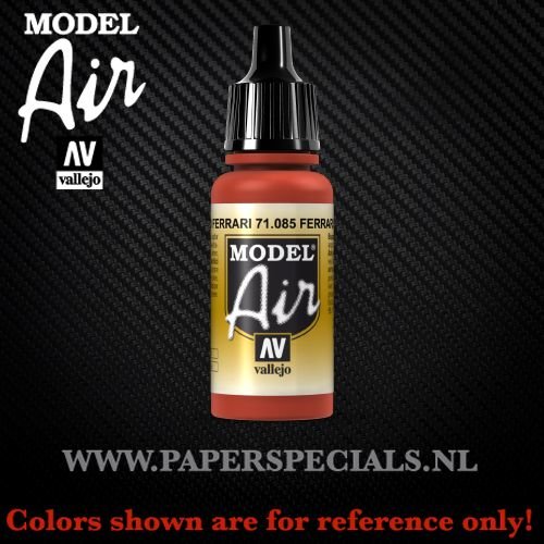 Vallejo - Model Air 17ml - 71.085 Ferrari Red 
