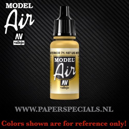 Vallejo - Model Air 17ml - 71.107 US Interior Yellow 