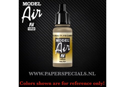 Vallejo Vallejo - Model Air 17ml - 71.118 Camouflage Grey RAL7027