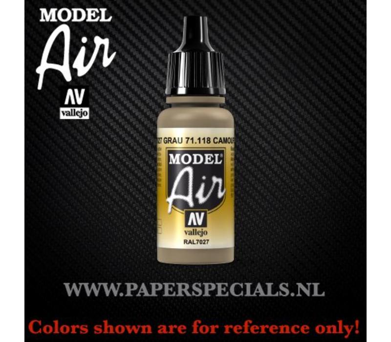 Vallejo - Model Air 17ml - 71.118 Camouflage Grey RAL7027