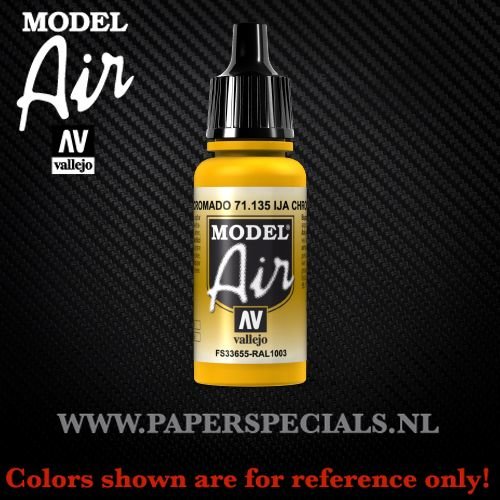 Vallejo - Model Air 17ml - 71.135 IJA Chrome Yellow 