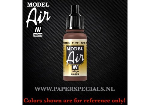 Vallejo Vallejo - Model Air 17ml - 71.271 German Red Brown RAL8012