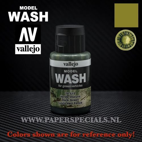 Vallejo - Model Wash 35ml - 76.512 Dark Green 