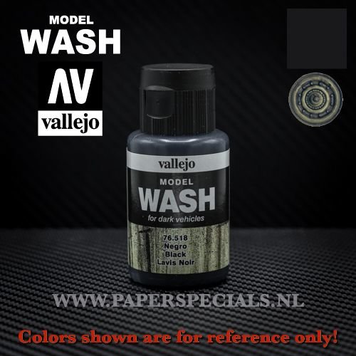 Vallejo - Model Wash 35ml - 76.518 Black 