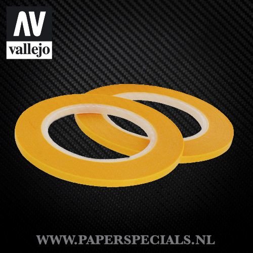Vallejo - Precision Masking Tape 3mm - 2 rollen van 18 meter 