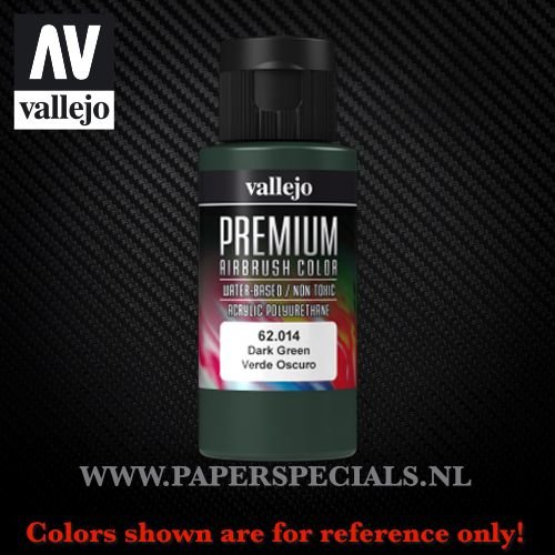 Vallejo - Premium RC Color 60ML - 62.014 Dark Green 