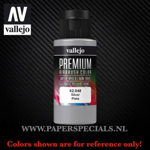 Vallejo - Premium RC Color 60ML - 62.048 Silver 