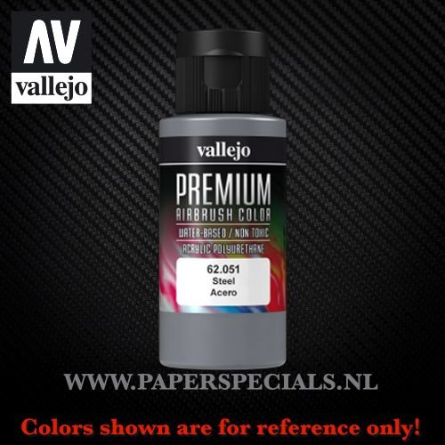 Vallejo - Premium RC Color 60ML - 62.051 Steel 