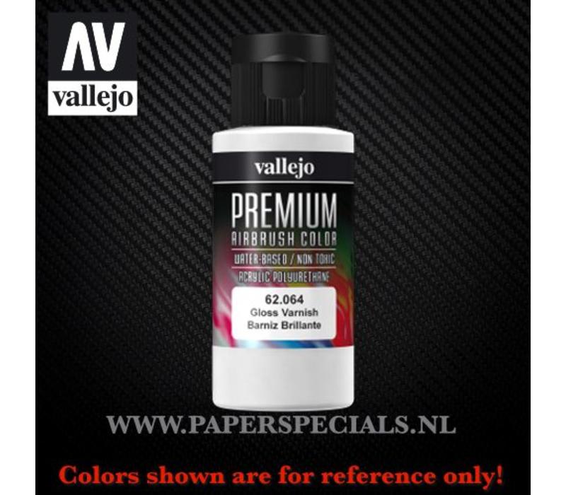 Vallejo - Premium RC Color 60ML - 62.064 Gloss Varnish