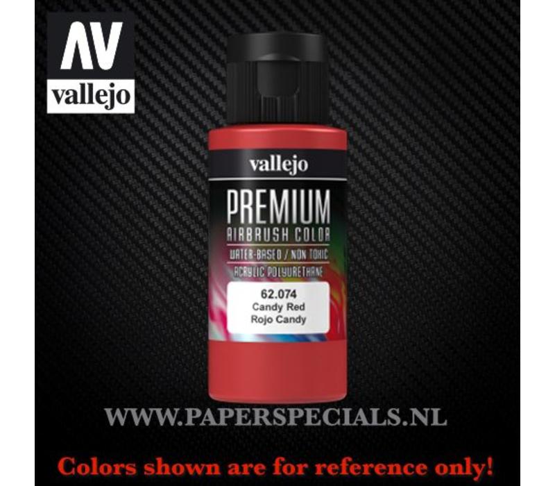 Vallejo - Premium RC Color 60ML - 62.074 Candy Red 60ML