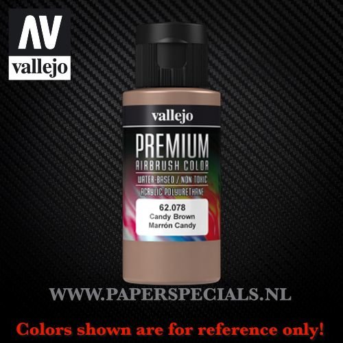 Vallejo - Premium RC Color 60ML - 62.078 Candy Brown 