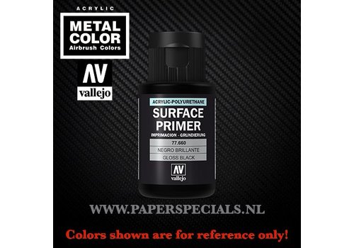 Paint: Vallejo - Metal Color Metal Color: Gloss Black Primer