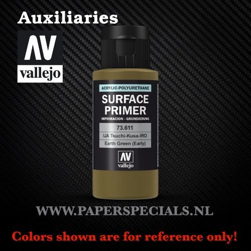 Vallejo - Surface Primer 60ml - 73.611 Earth Green (early) 