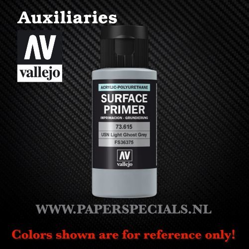 Vallejo - Surface Primer 60ml - 73.615 USN Light Ghost Grey 