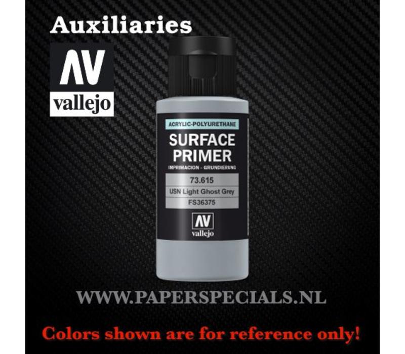 Vallejo - Surface Primer 60ml - 73.615 USN Light Ghost Grey - 73.615 