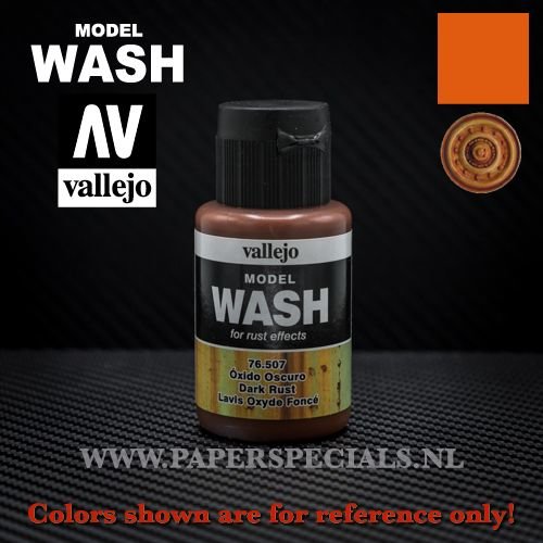 Vallejo - Model Wash 35ml - 76.507 Dark Rust 