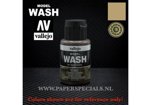 Vallejo Vallejo - Model Wash 35ml - 76.514 Dark Brown