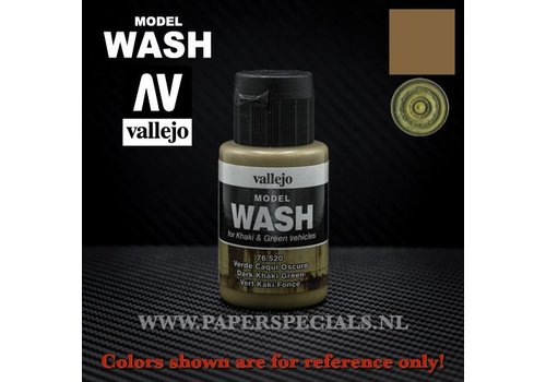 Vallejo Vallejo - Model Wash 35ml - 76.520 Dark Khaki Green