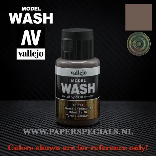 Vallejo - Model Wash 35ml - 76.521 Oiled Earth 