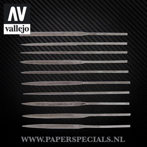 Vallejo - Modeling needle files - Set of 10 