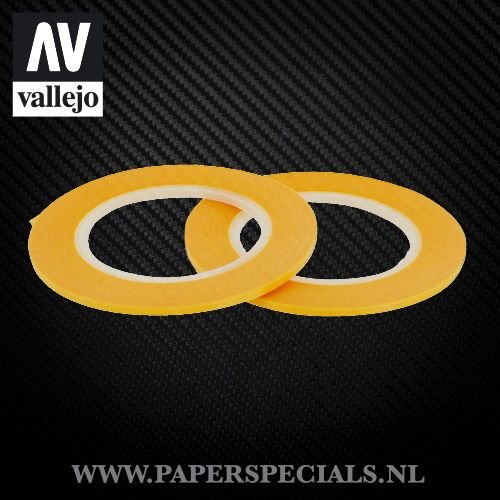 Vallejo - Precision Masking Tape 2mm - 2 rollen van 18 meter 
