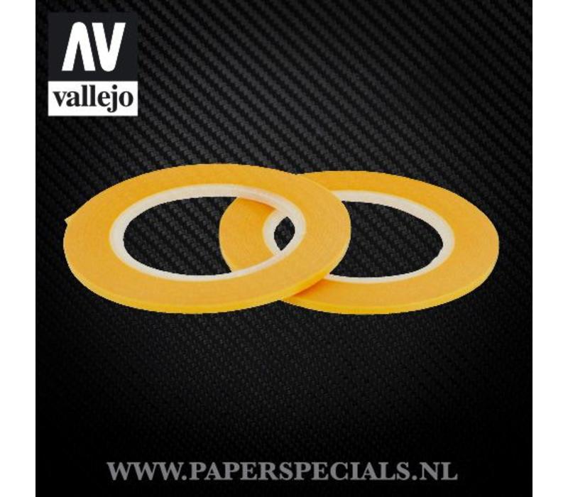 Vallejo - Precision Masking Tape 2mm - 2 rolls of 18 meter