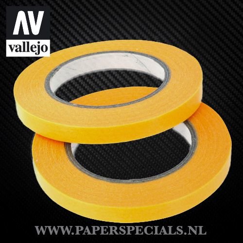 Vallejo - Precision Masking Tape 6mm - 2 rollen van 18 meter 