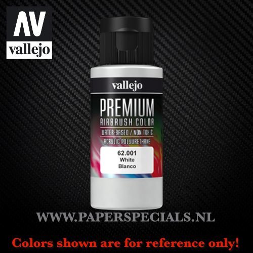 Vallejo - Premium RC Color 60ML - 62.001 White 