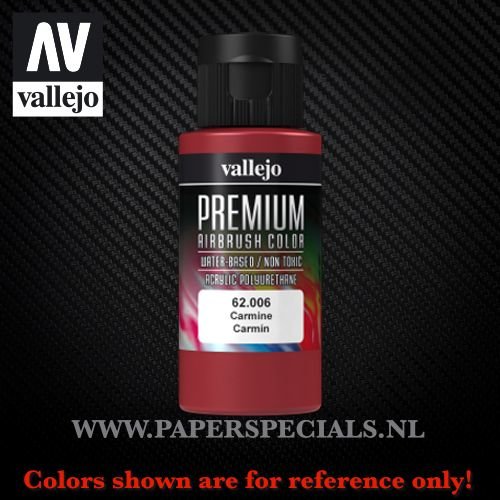 Vallejo - Premium RC Color 60ML - 62.006 Carmine 
