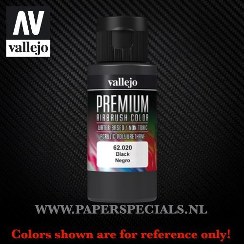 Vallejo - Premium RC Color 60ML - 62.020 Black 