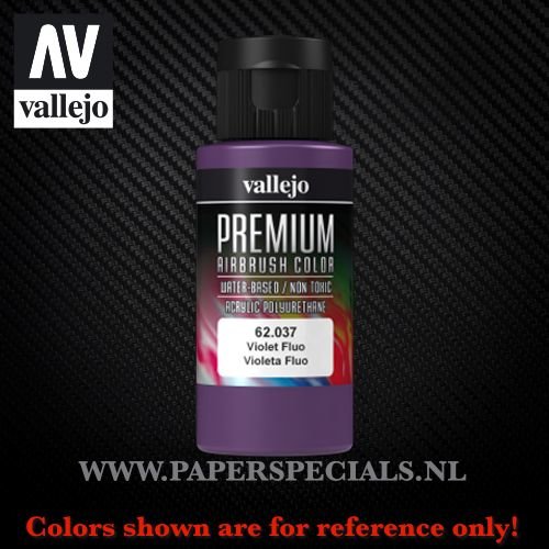 Vallejo - Premium RC Color 60ML - 62.037 Fluorescent Violet 