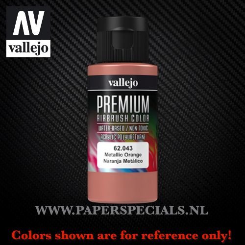 Vallejo - Premium RC Color 60ML - 62.043 Metallic Orange 