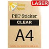 Sunny Papers Laser - Sunny PET sticker (watervast) - A4 – per vel