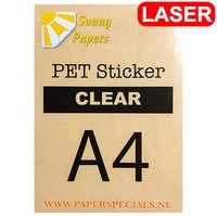 Sunny | Laser | PET Sticker (Watervast) | A4 | 5 Varianten