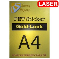 Sunny | Laser | PET Sticker (Watervast) | A4 | 5 Varianten