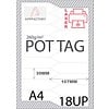 AppFactory Pot Tag 195µ A4 -18st p/vel
