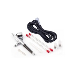 Airbrush pistool Fengda FE-130K met 0,2 - 0,3 en 0,5mm naald/nozzle en slang
