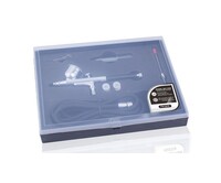 Fengda Airbrush pistool Fengda FE-130K met 0,2 - 0,3 en 0,5mm naald/nozzle en slang