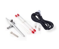 Fengda Airbrush pistool Fengda BD-207K met 0,2mm - 0,3 mm en 0,5mm nozzle