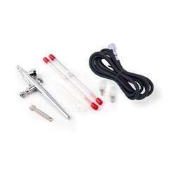 Airbrush pistool Fengda BD-207K met 0,2mm - 0,3 mm en 0,5mm nozzle