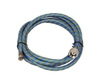 Fengda Airbrushslang zwart Fengda BD-23  1,80m - G1/4 - G1/4x40 NPT binnendraad voor Paasche