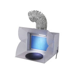 Draagbare airbrush spray box met afzuiging Fengda BD-512