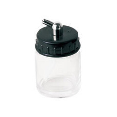 Glazen verfbeker voor de airbrush Fengda BD-03, 22ml voor airbrush