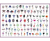 Fengda Airbrush Tattoo sjablonen boek 14