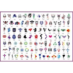 Airbrush Tattoo sjablonen boek 14